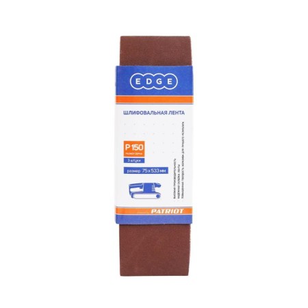Abrasive tape Edge by Patriot, 75x533 mm, P150, 3 pcs.-1