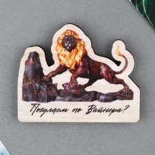 Wooden magnet 