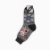 Male woolen socks "Santa Claus", gray color, size 29