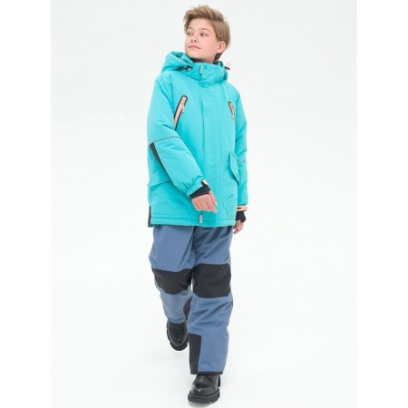 Semi-combinezone children, height 140 cm, dark gray color-6