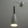 Bra "drop" E27 40W white 10x10x35-135cm
