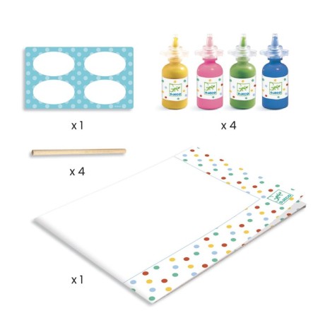 Djeco -Poinellism Creativity Set-1