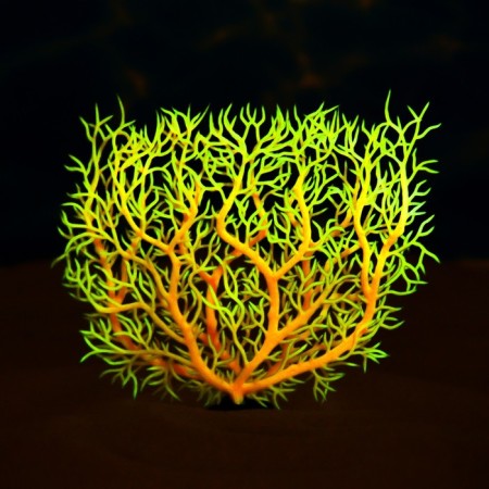 The artificial aquarium, luminous plant, 15 cm, red-4