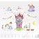Plastic sticker Interior "Princess Castle" 60x90 cm