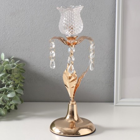 Climber Metal "Blocked Flower" d = 3 cm cm 11x11x30 cm-2