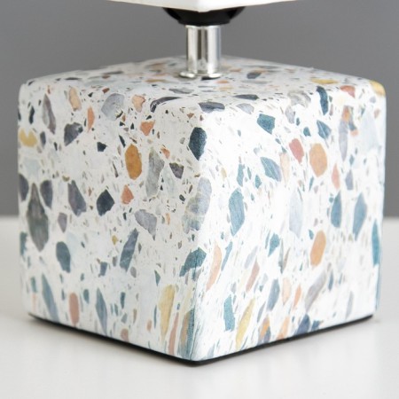 Safari table lamp E27 40W white-gray 12.5x12.5x29 cm Risalux-2