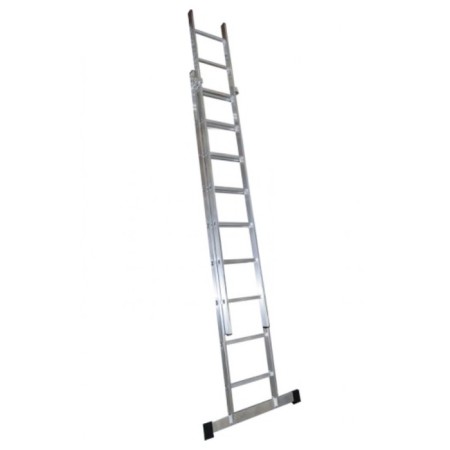 Enkor 69697 staircase, two -section, aluminum, 9 steps-2