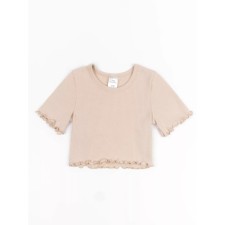 TOP for girls, height 140 cm, beige color