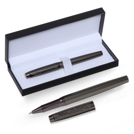 Gift Roller handle, in the leatherette case, a dark gray body