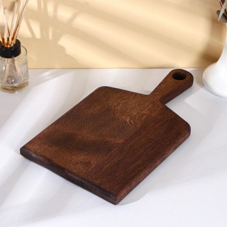 Defense board for serving with ADELICA handle, 34 × 19.5 × 2 cm, dark grab-1