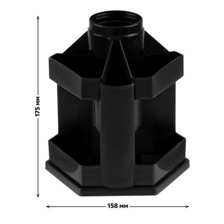 ORGANIZER stand for the office rotating Maxi Desk without filling, black-1