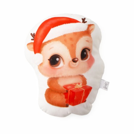 New Year. Pillow Ethel "Olenenok" 27x35 cm, 100 p/e, velor