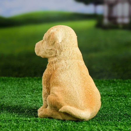 Garden figure "Labrador puppy" 17x12x20cm-2