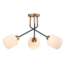 Lamp on the ESCADA rod, 2113/3P. 3x40W, E27, 640x640x320 mm, Copper Color/Black