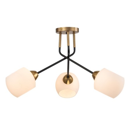 Lamp on the ESCADA rod, 2113/3P. 3x40W, E27, 640x640x320 mm, Copper Color/Black