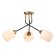 Lamp on the ESCADA rod, 2113/3P. 3x40W, E27, 640x640x320 mm, Copper Color/Black