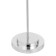 Flagste desktop with flag, circle 2 x 7 cm, 30 x 7 cm, silver