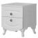 Bedside table “Rosalia No. 13”, 412 × 445 × 492 mm, white larch color