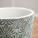 Flower Pot "Fan" turquoise bud No. 3 2.15 liters