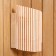 Figure lampshade from alder, corner