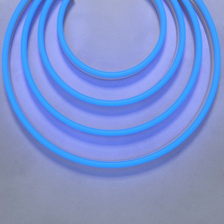 Flexible neon Led Strip, IP67, 9.6W/m, LED, glow blue