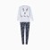 Female set (pants/jumper) home, blue color, size 56