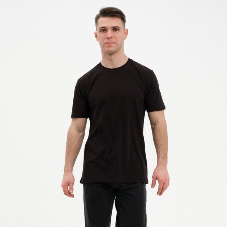 T -shirt male, black color, size 52