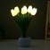 Spinker "White Tulips" LED 1.2W 4000k white 9x9x25cm Risalux
