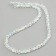 Glass beads, set 72 pcs., Size 1 pc. - 8 mm, white color