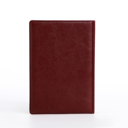 Cover for passport, burgundy color-1