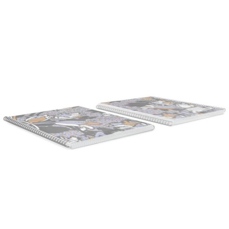 A common notebook with a plastic cover on the Erichkrause® Tulips, A4, 80 sheets, cell-2