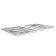 A common notebook with a plastic cover on the Erichkrause® Tulips, A4, 80 sheets, cell