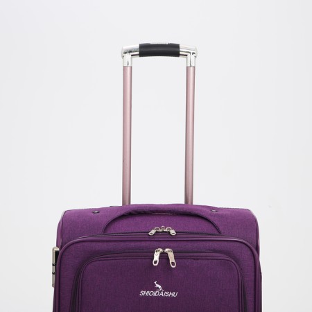 Small 24 suitcase "on lightning, code castle, with extension, purple color-5