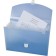 A4 portfolio folder, 700 μm, 6 departments, calligrata top breeze, heavenly, embossing "under the skin"