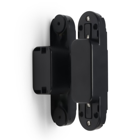 Loop of hidden Lockland installation, 30x110 mm, with 3D regulation, black color is black-3