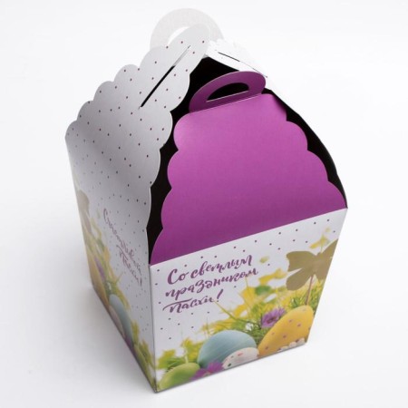 Easter box "Bright Easter!", In nettles, 17 x 17 x 26 cm-2