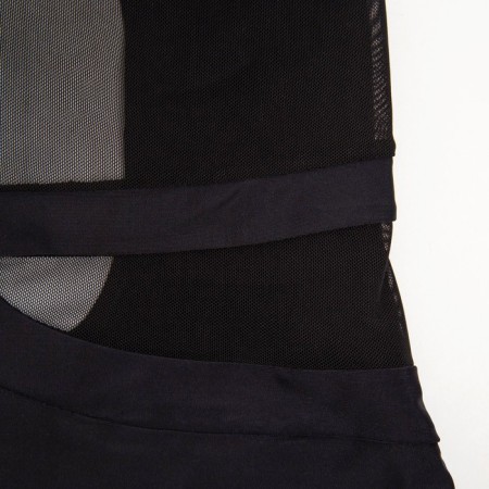 Skipanik Minaku with a grid Black color, size 48-2