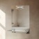 Mirror, wall, with a shelf, rectangular 30x40 cm