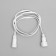 Extension cord for garlands UMS, 3W, 100 cm, white thread, 220 V