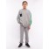 Sweatshirt for a boy, height 170 cm, color gray melange