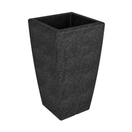 Kashpo Flox, 50 × 50 × 90 cm, volume 57 l, color black granite