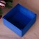 Gift box "Happy New Year, with snowflakes", blue, 20 × 20 × 10 cm