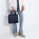 Bag Female Tout with zipper, blue color