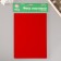A set of hard felt "Astra" (3 pcs) red, 3 mm, 20x30 cm