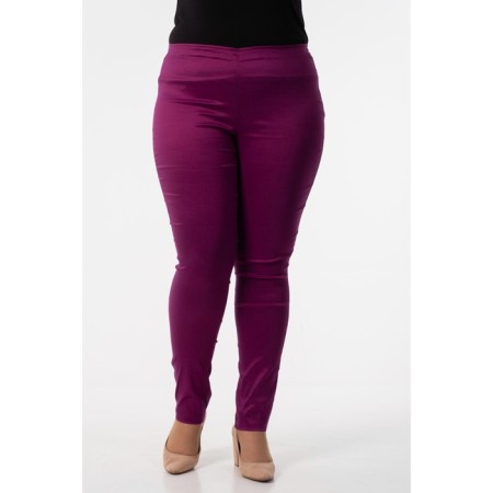 Female trousers, size 58, fuchsia color-4