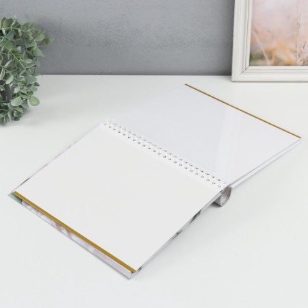 Photo album "Flower" 10 "magnetic" sheets 23x28cm, per-t intra-spiral-4