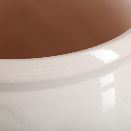Flower pot "Ficus 2" Mosaic white mix 12l-1