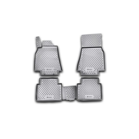 Rugs in the Mercedes-Benz B-Class T245 2005-2016 salon, 4 pcs. (polyurethane)