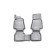 Rugs in the Mercedes-Benz B-Class T245 2005-2016 salon, 4 pcs. (polyurethane)