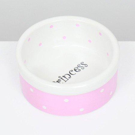 Ceramic bowl 8.5 x 8.5 x 3.5 cm, 100 ml pink-1